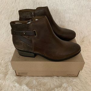 Clark Leather Ankle Boots